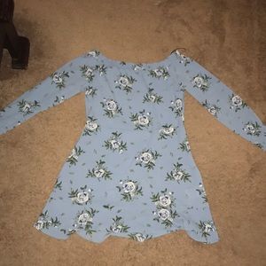 Off the shoulder floral dress. From h&m.